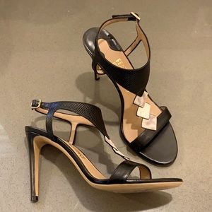 Salvatore Ferragamo Leather Stiletto Sandals